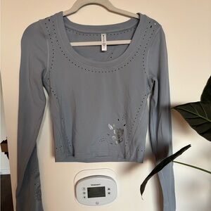 Dusty Blue Athleta Top